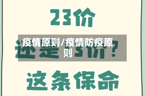 疫情原则/疫情防疫原则