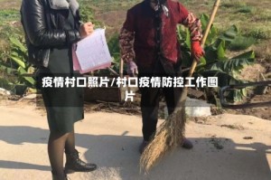 疫情村口照片/村口疫情防控工作图片