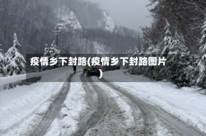 疫情乡下封路(疫情乡下封路图片)