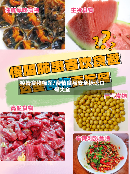 疫情食物标题/疫情食品安全标语口号大全-第1张图片