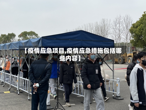 【疫情应急项目,疫情应急措施包括哪些内容】-第3张图片