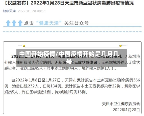 中国开始疫情/中国疫情开始是几月几号-第1张图片