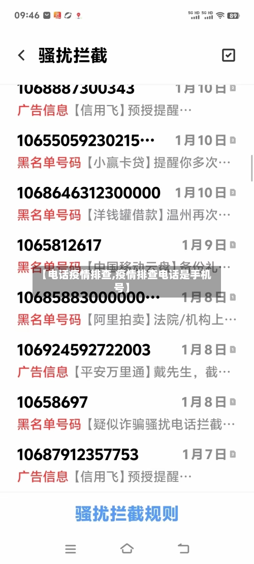 【电话疫情排查,疫情排查电话是手机号】-第1张图片
