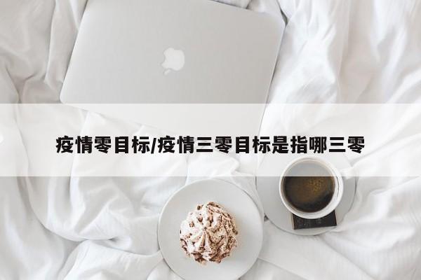 疫情零目标/疫情三零目标是指哪三零